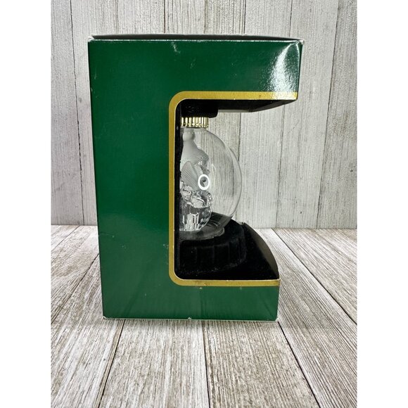 Vtg Holiday Radiance Illuminated Fine Glass Snowman Ornament Connects Light Set - Picture 3 of 8